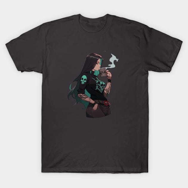 Coffee Person T-Shirt by DarkSideRunners